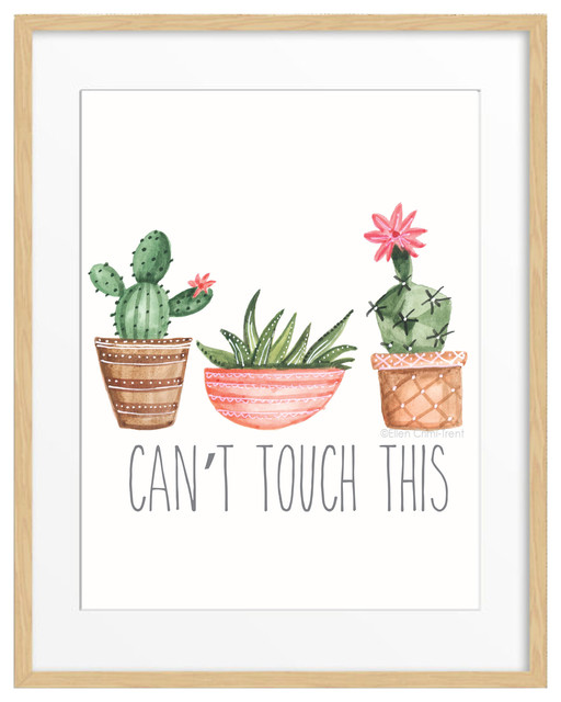 Cant Touch This Succulent Print Southwestern Prints And Posters By Ellen Crimi Trent Houzz