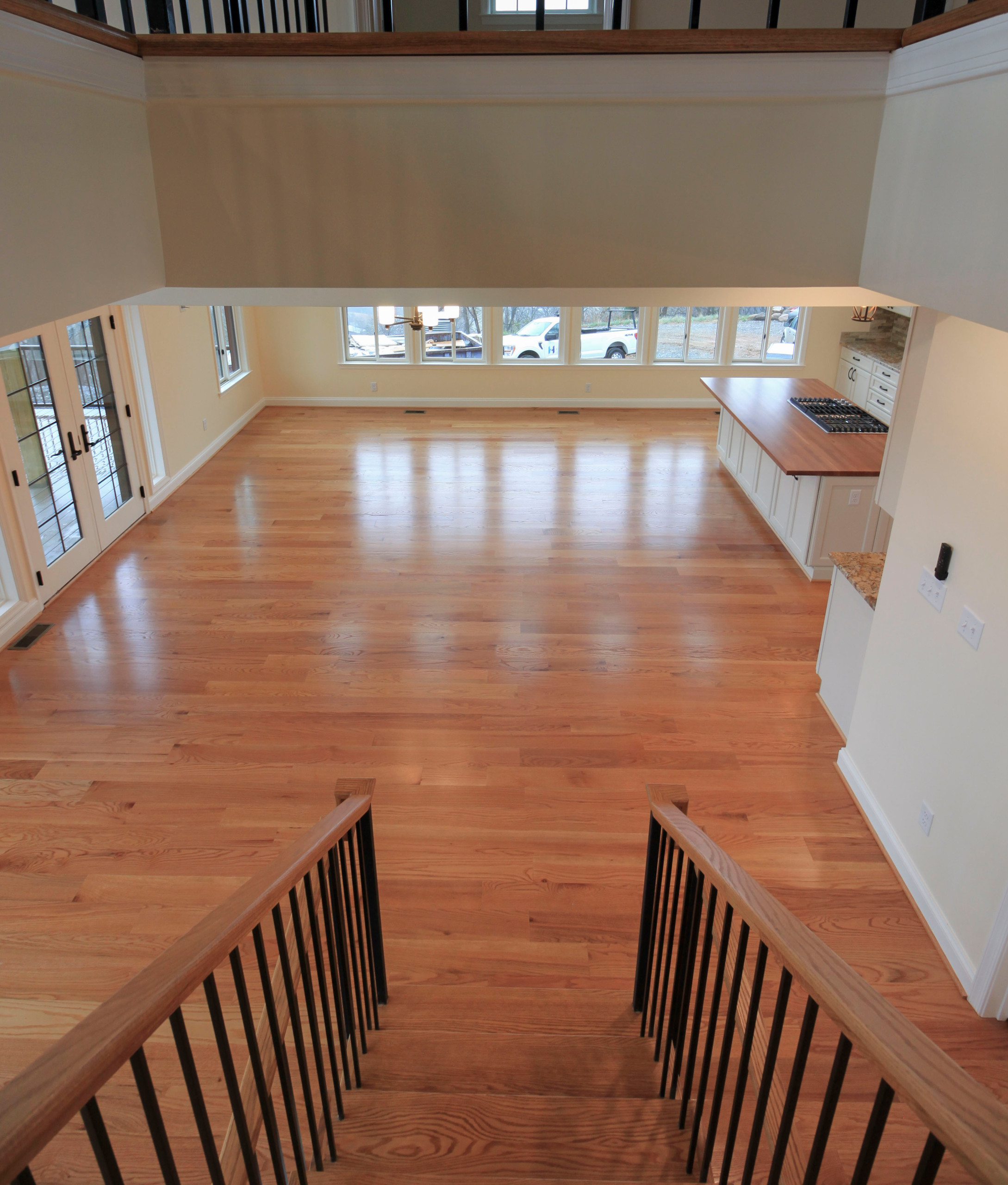 97_Airy Straight-Floating Staircase in Transitional-Mountain Home, Luray, VA 228