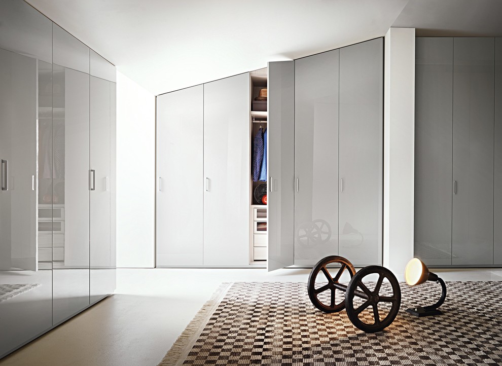 Design ideas for a contemporary storage and wardrobe in Catania-Palermo.