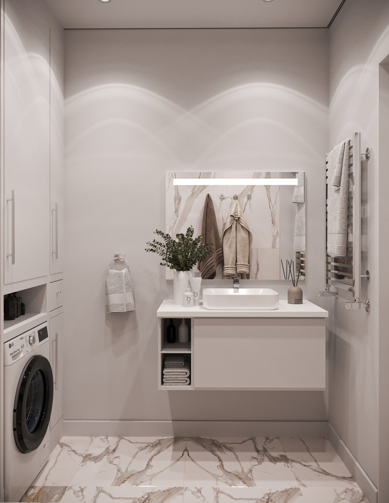 Квартира в Челябинске в стиле "неоклассика"