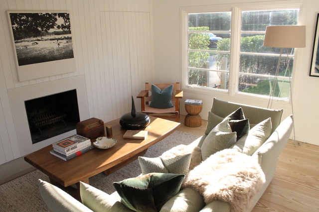 Bellport mid-century-wohnzimmer