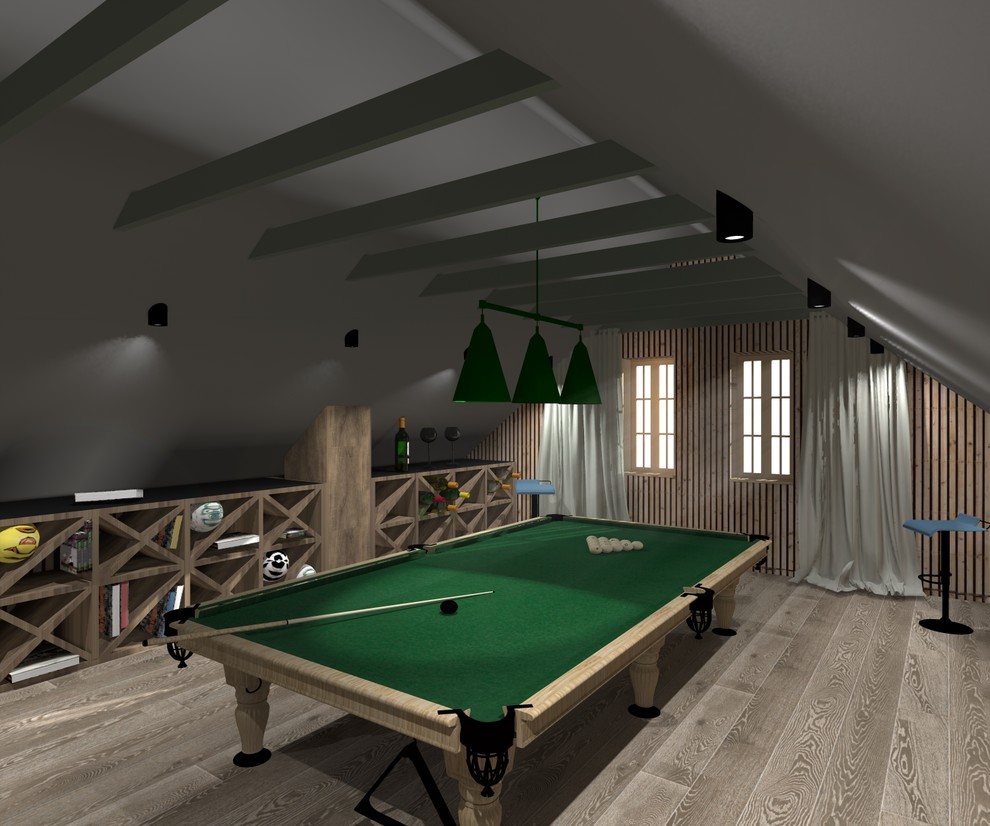 Бильярдная в частном доме под Москвой