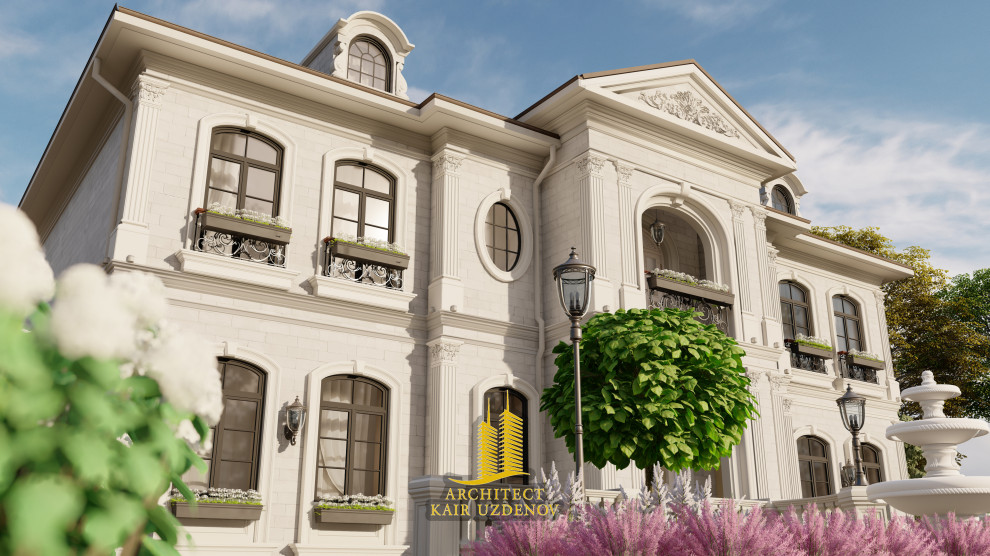 Проект дома в стиле Французский ренесанс