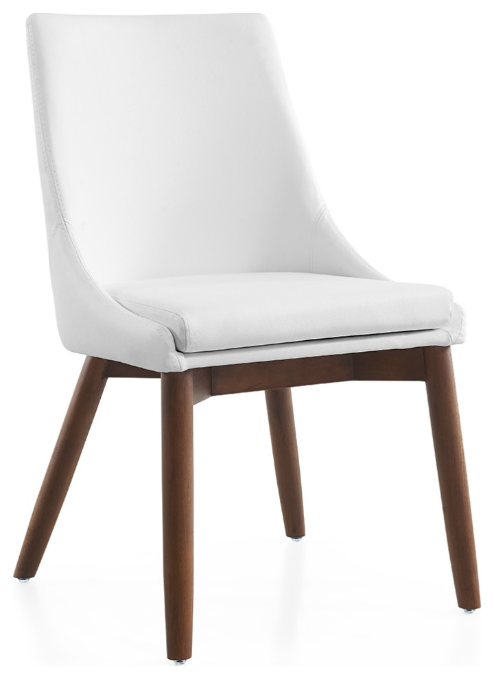 dining chair with walnut legs