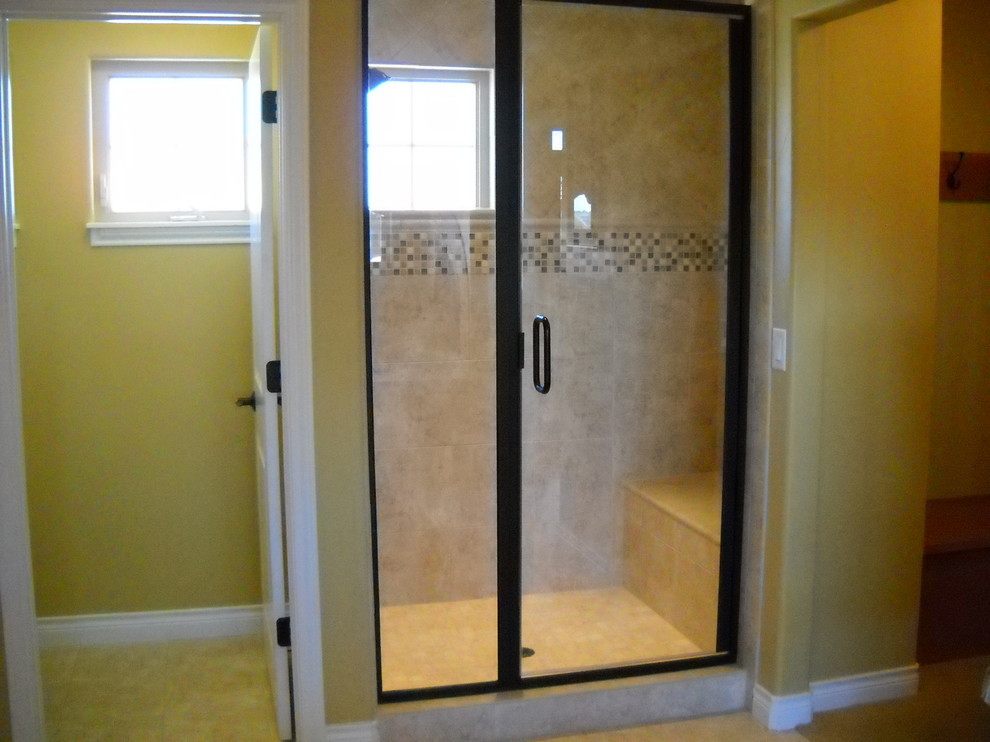 Home design - transitional home design idea in Denver