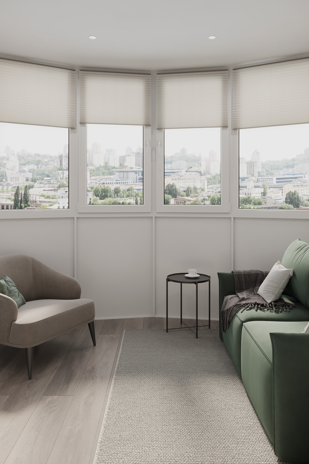 Белый интерьер