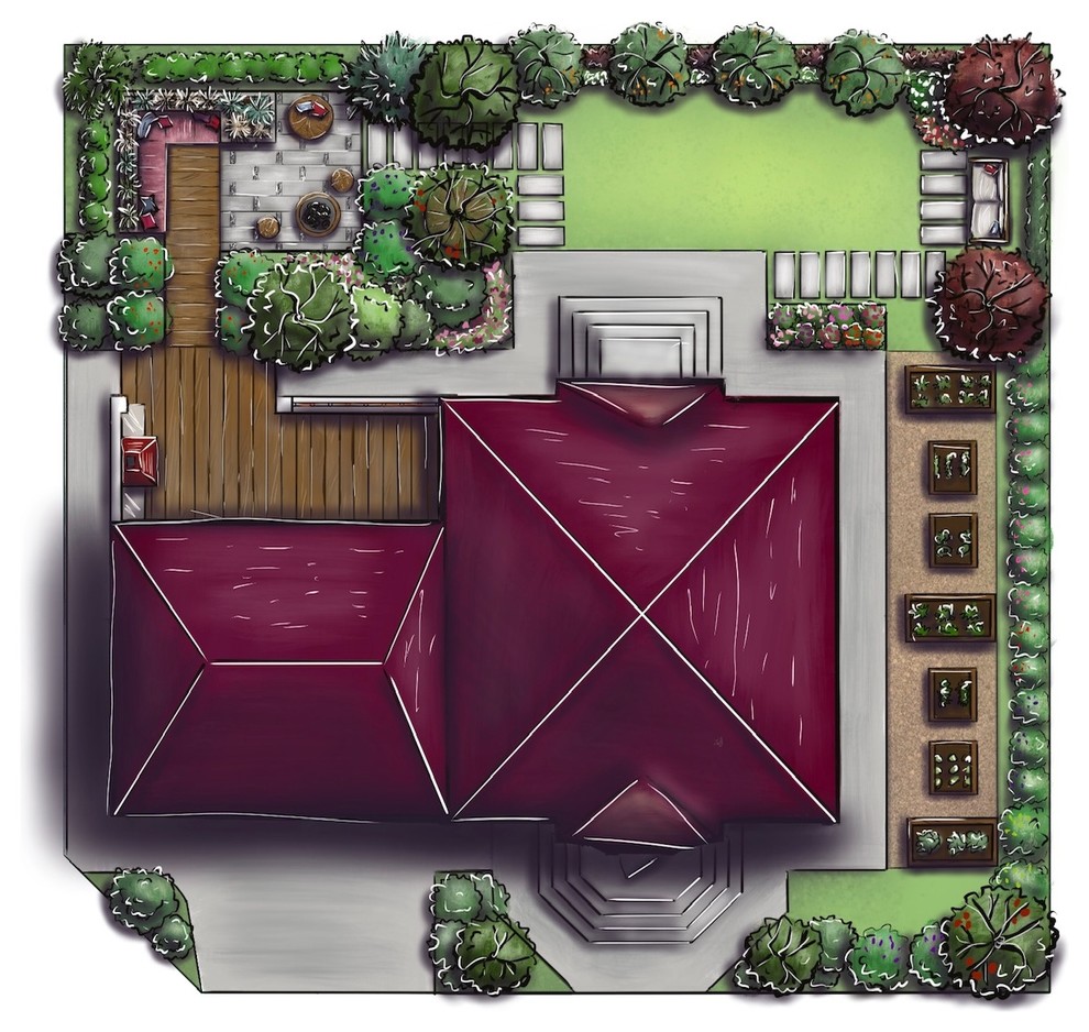 Ландшафтные скетчи