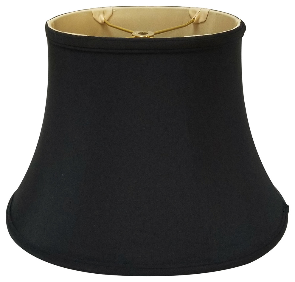 Oval Basic Lampshade, Antique Gold, (6x4)x(10x7.5)x8 Traditional