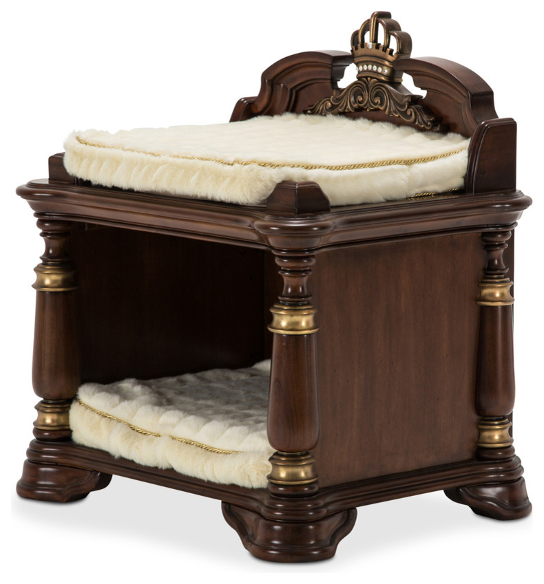 AICO Grand Masterpiece Dog Bed, Royal Sienna Victorian Dog Beds