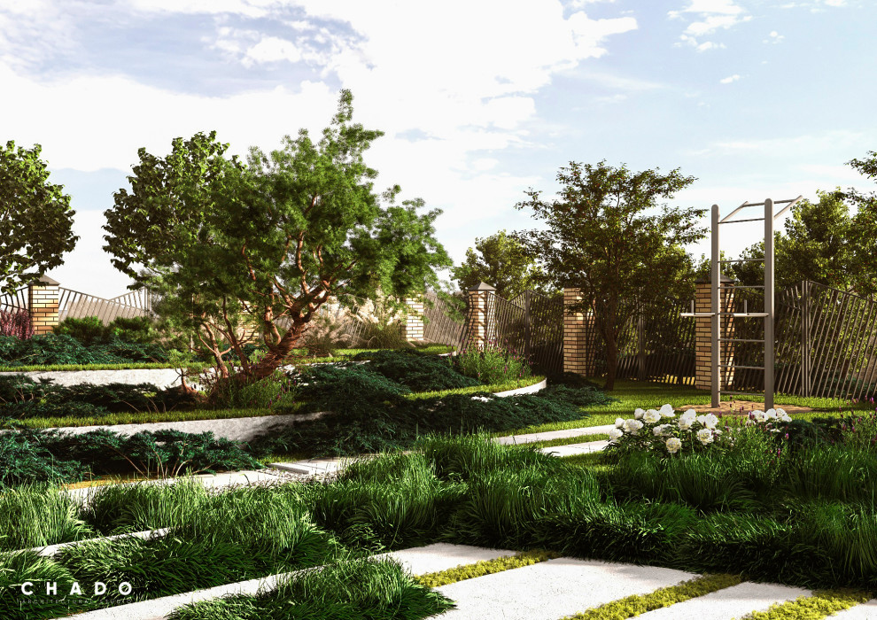 Визуализация ландшафт дизайна