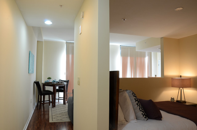 Buckhead Condominium (Vacant Staging) transitional-bedroom