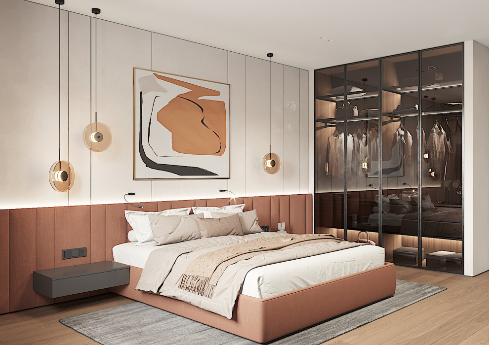 Дом с мансардой в современном стиле