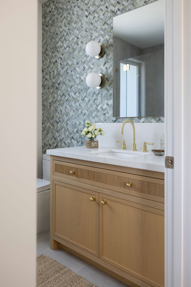 Inspiration for a coastal home design remodel in Sacramento