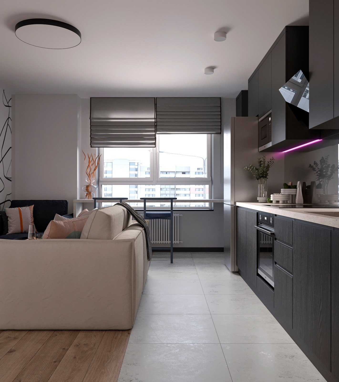 Кухня-гостиная