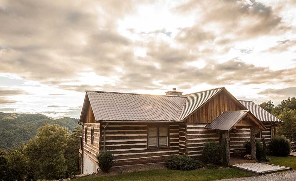 Mountain style exterior home photo in Charlotte