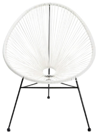 Acapulco Chair, White - Contemporary - Armchairs And Accent Chairs - by  Plata Import LLC | Houzz
