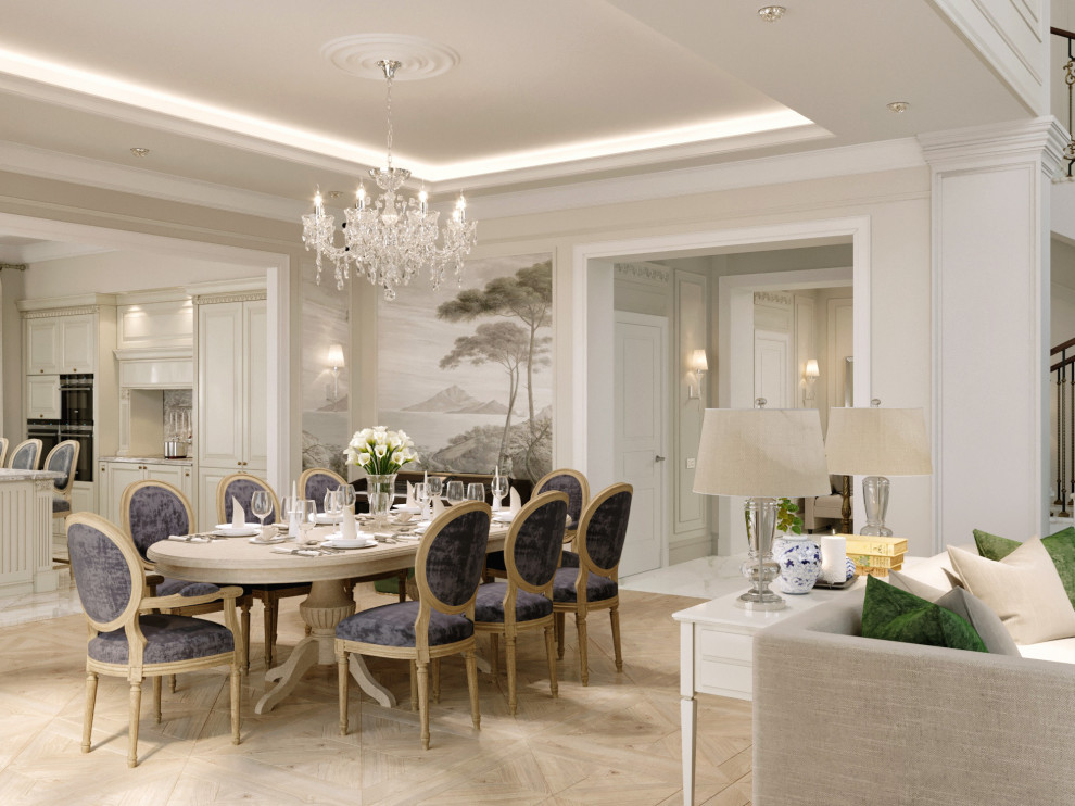 Загородный дом в классическом стиле 370 м.кв