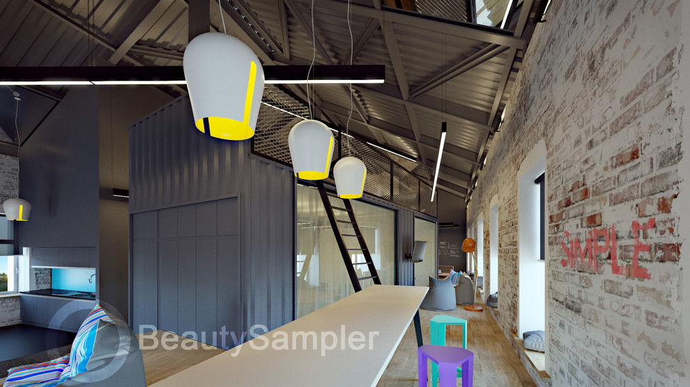 Интерьер офиса Logitech. Выполнялся совместно с OFFCON.