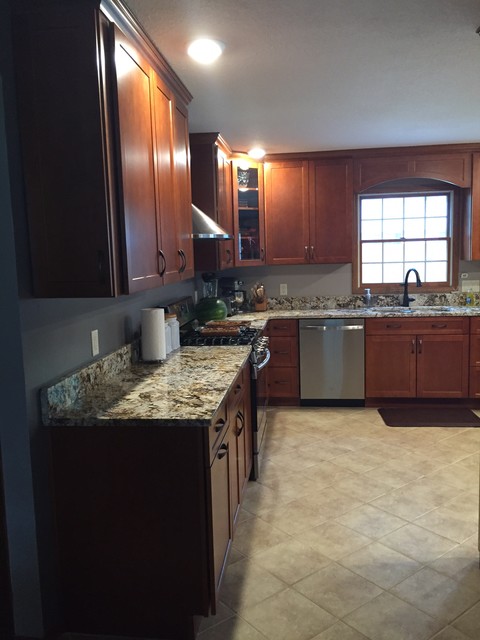 Updated Kitchen in Deer Brook Bettendorf, IA transitional-kitchen