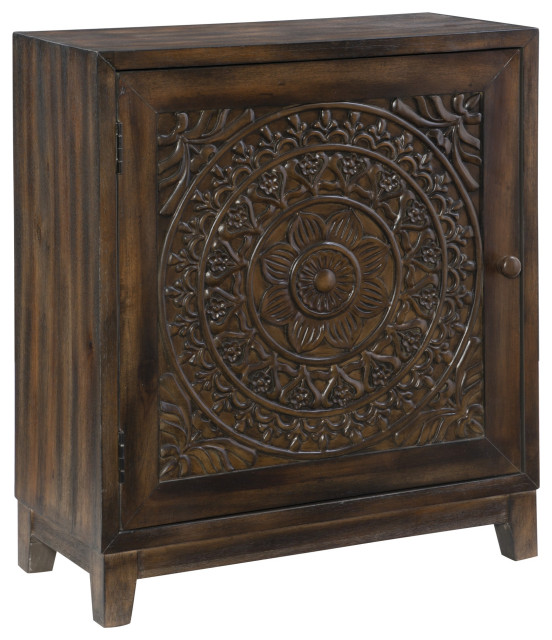 Grace Accent Dark Brown Traditional Accent Chests And