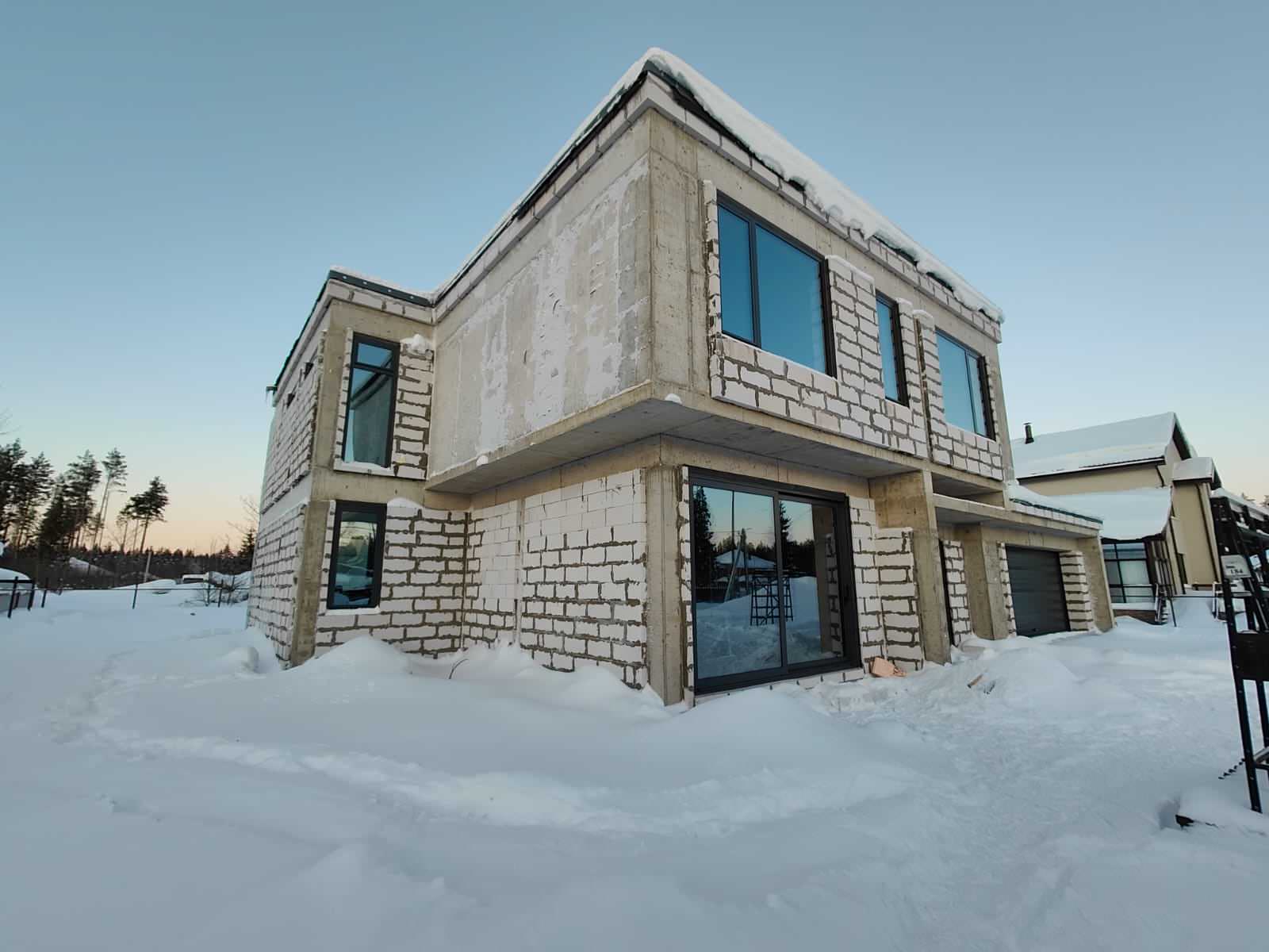 Процесс строительства