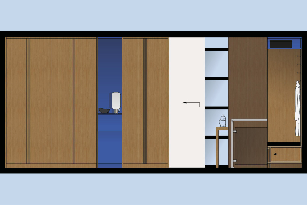 Mid-Century Schlafzimmer in Düsseldorf