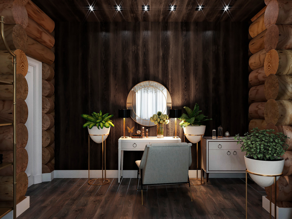 Дизайн-проект загородного дома из дикого бруса