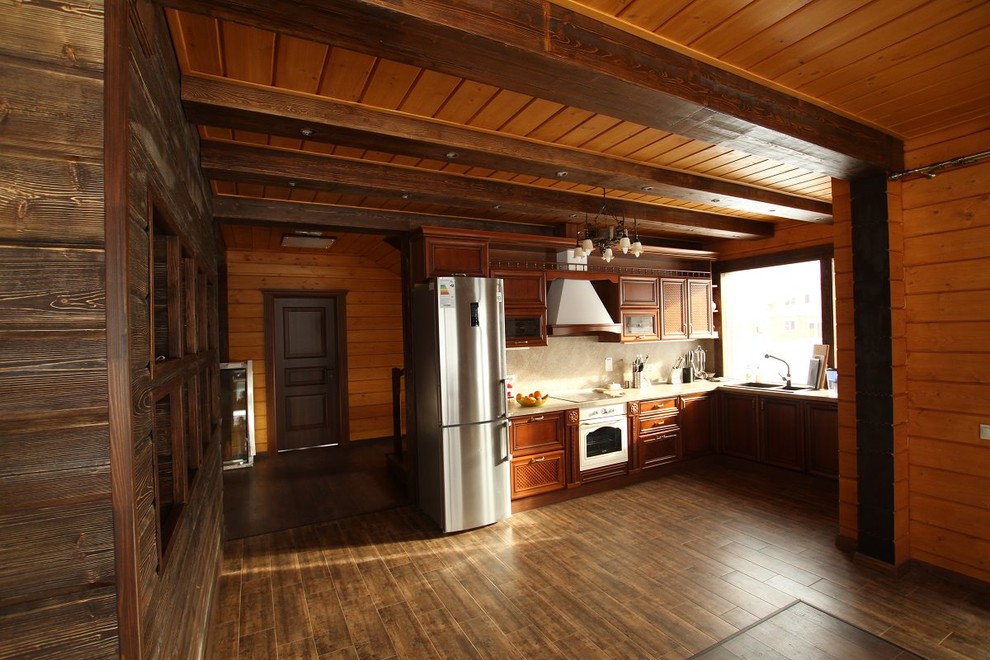 Деревянный дом из клееного бруса 265 метров (СП-265 GOOD WOOD)