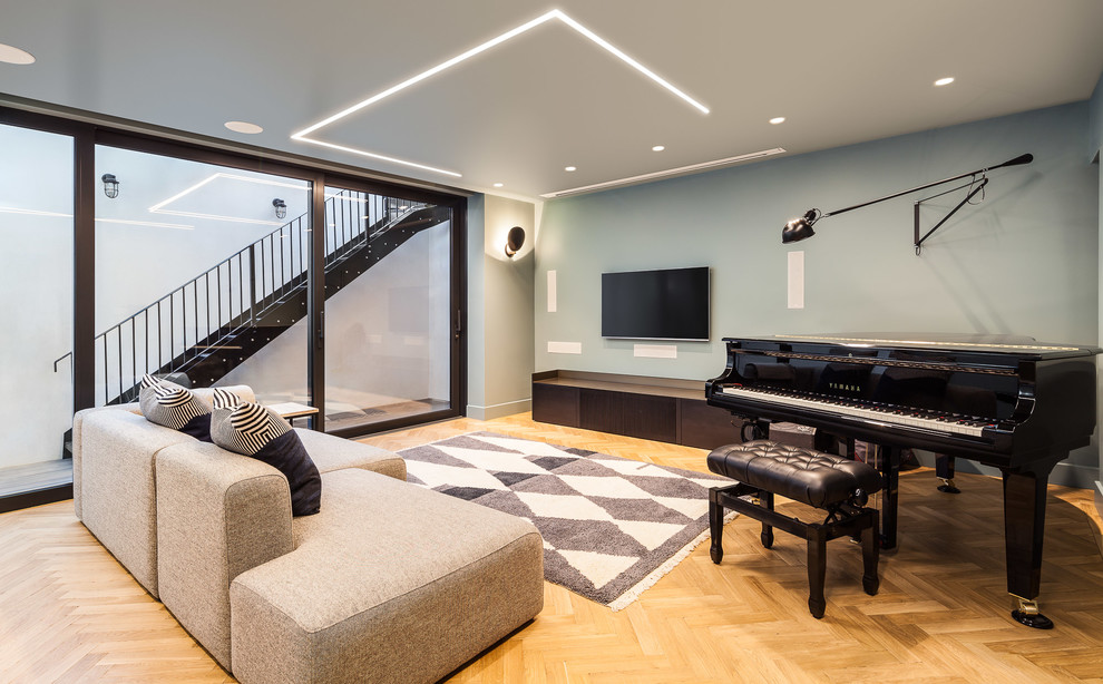 Contemporary basement in London.