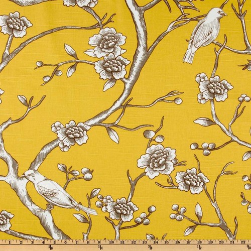 Dwell Studio Vintage Blossom Citrine Fabric