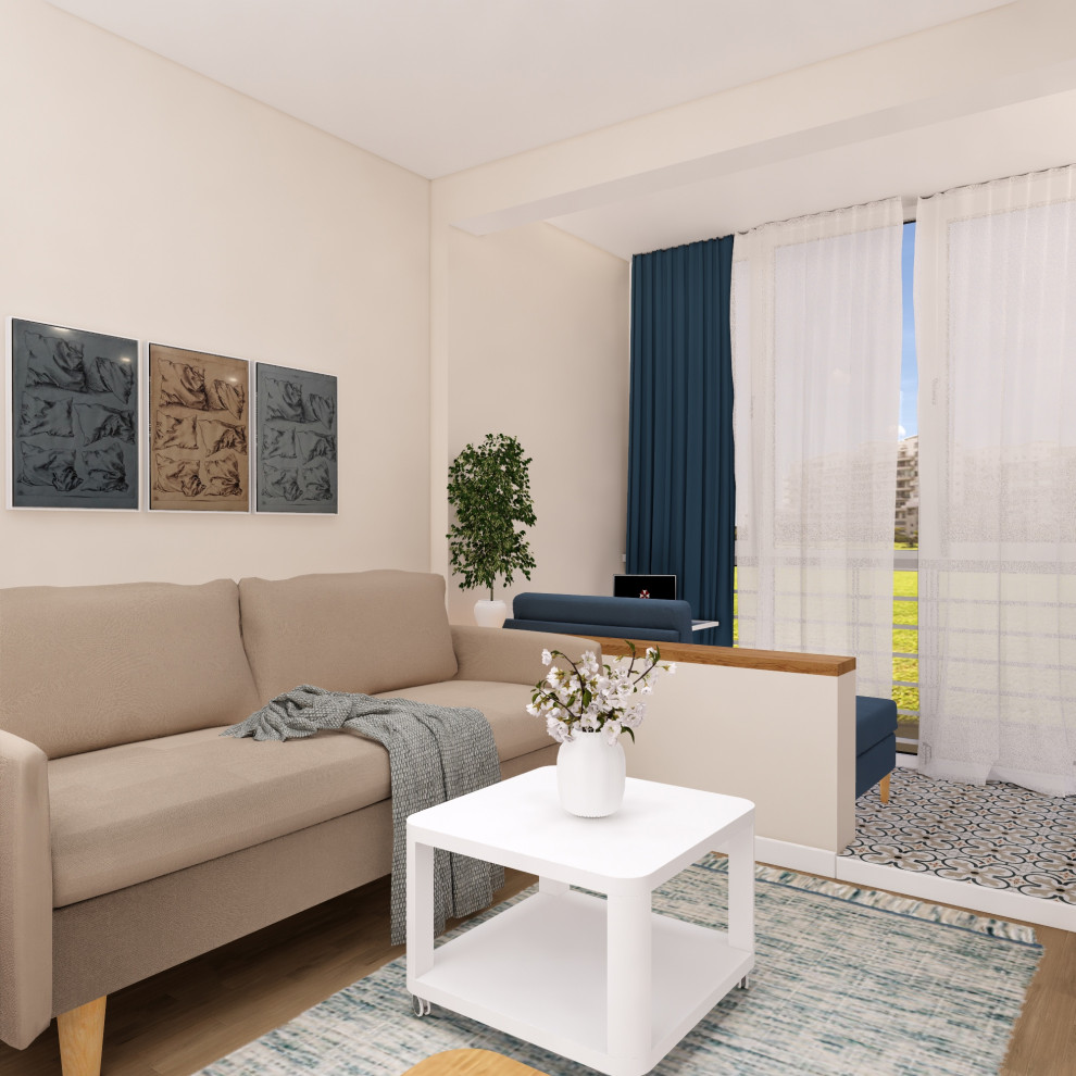 Двухкомнатная квартира 60 м2