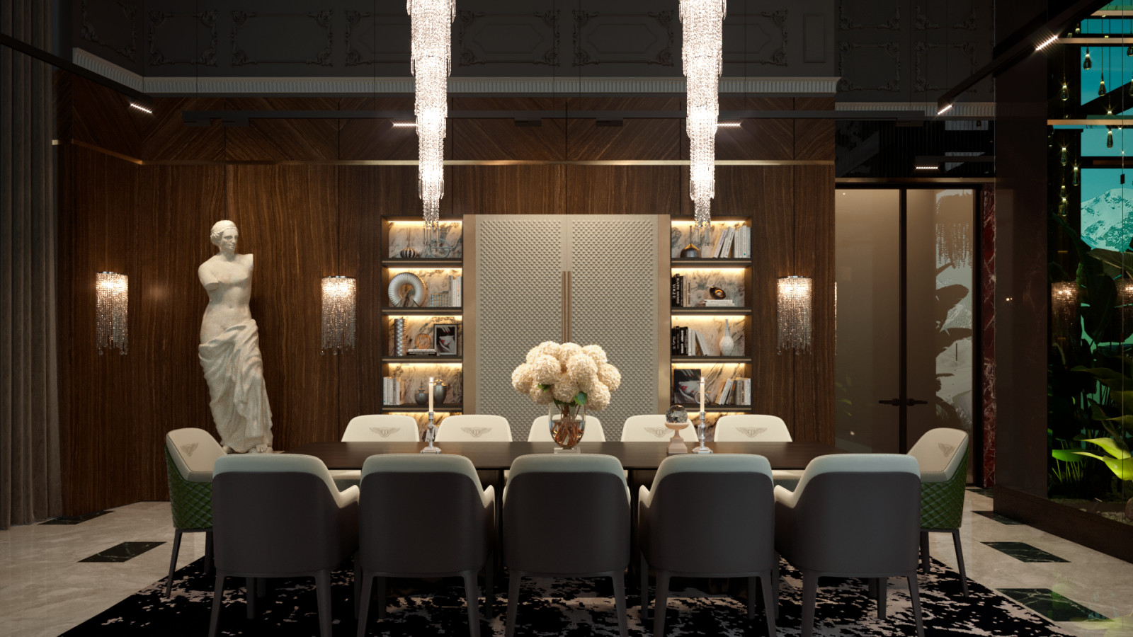 Патетичный интерьер