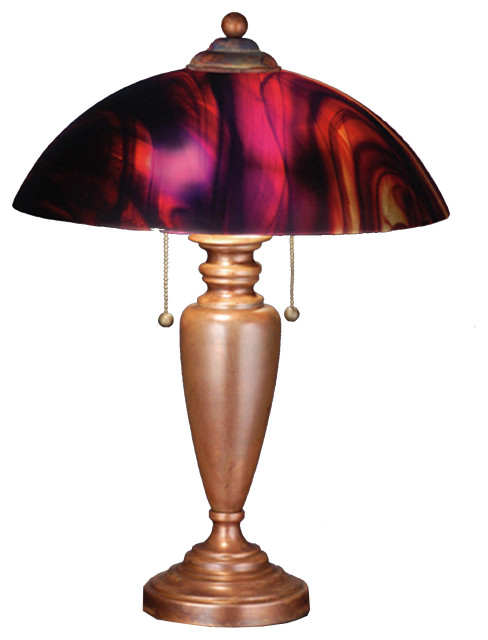 21.5H Cabernet Swirl Table Lamp