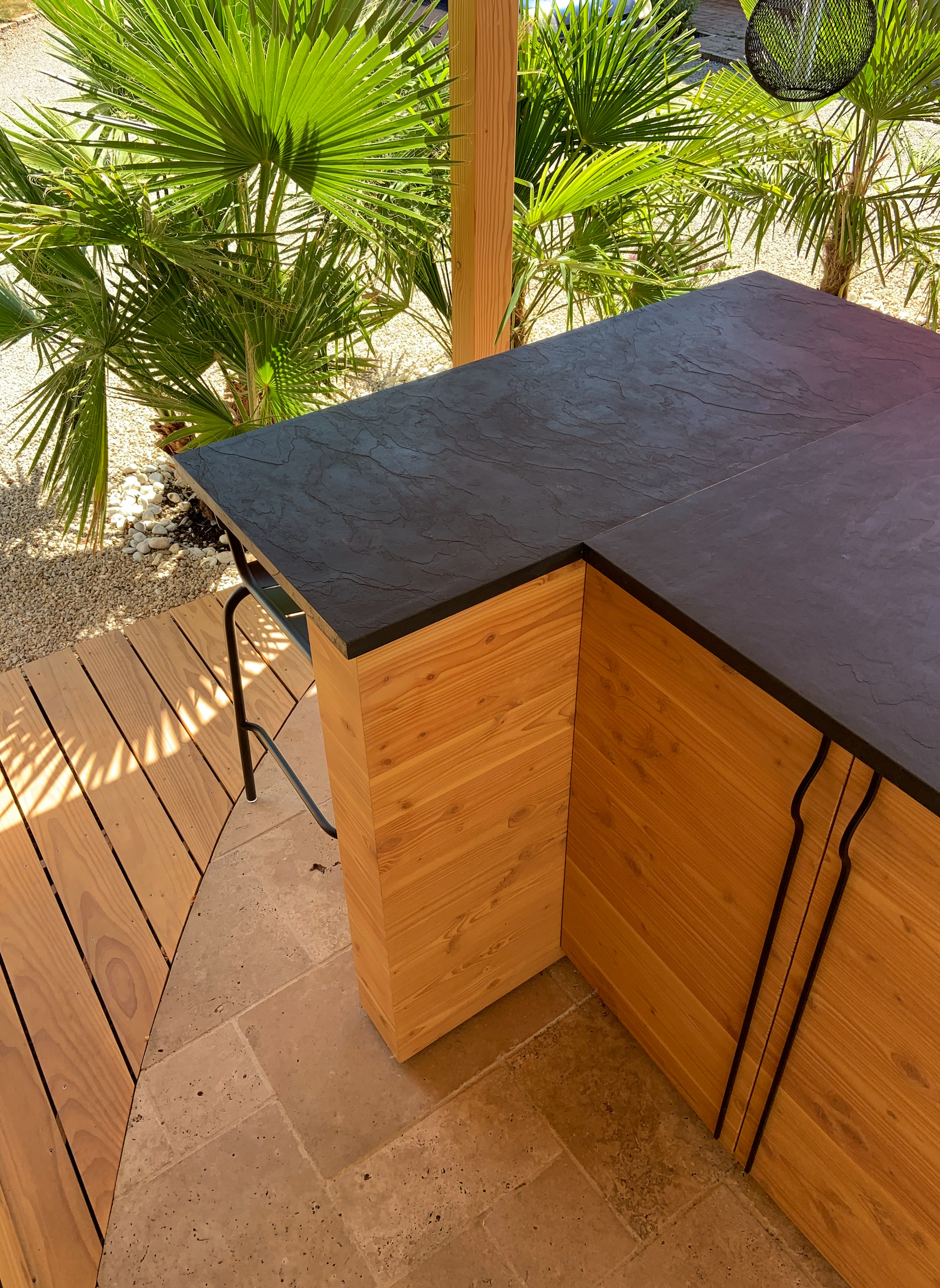 Design mobilier - Conception et réalisation d'une cuisine d'été
