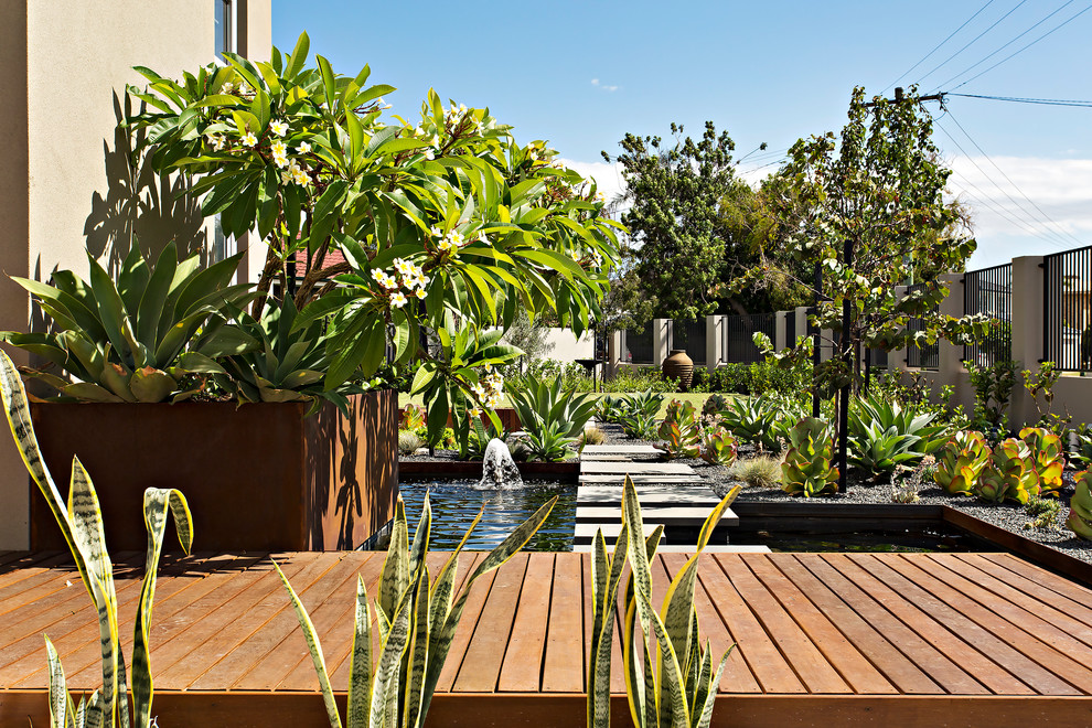 This is an example of a country garden in Perth.