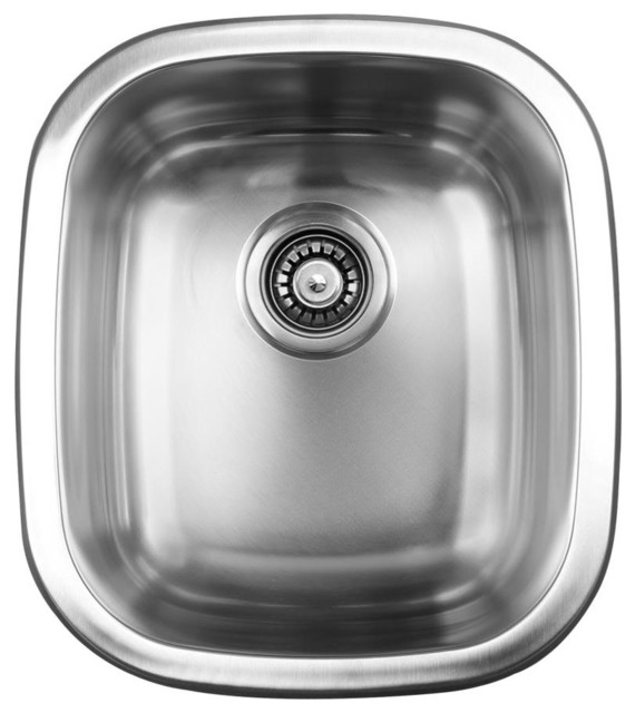 Ukinox Un345 Dual Mount Single Bowl Stainless Steel Kitchen Sink - Ukinox Stainless Steel Kitchen Sinks Ukinox Un345 Dual Mount Single Bowl Stainless Steel Kitchen Sink - Ukinox Stainless Steel Kitchen Sinks