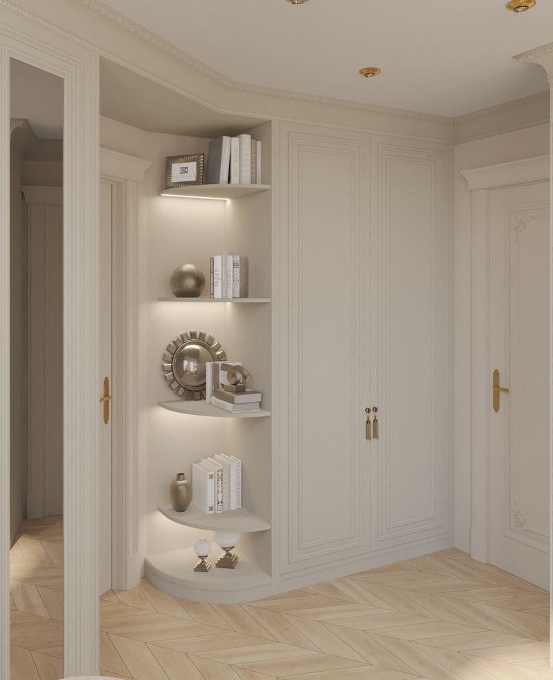 Интерьер 2-ух уровневой квартиры_ "АРОМАТ САДОВ"