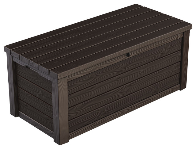 Keter Eastwood 150 Gallon Outdoor Storage Deck Box Transitional Keter Eastwood 150 Gallon Outdoor
