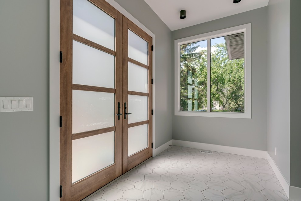 Home design - transitional home design idea in Calgary