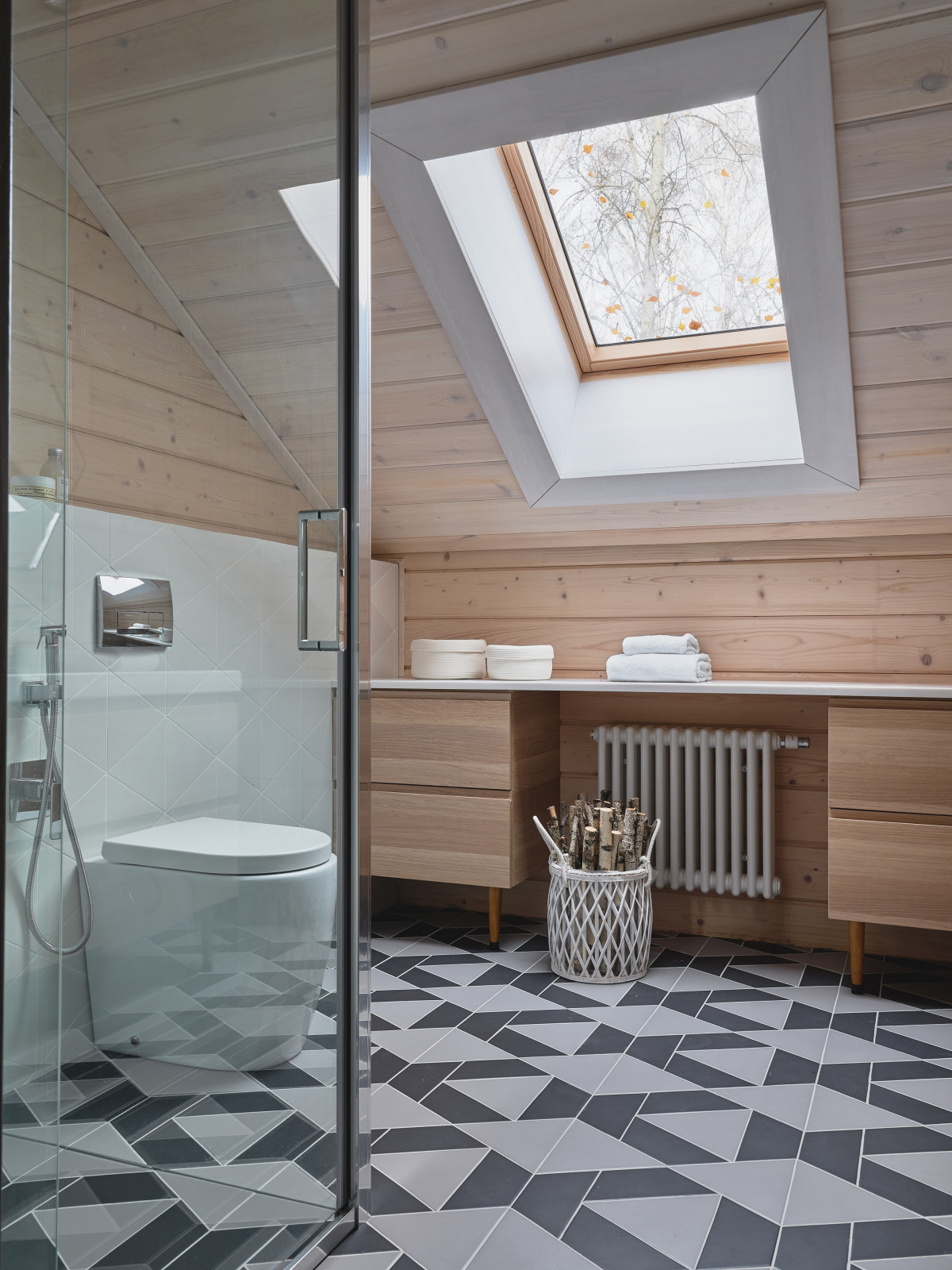 Загородный деревянный дом