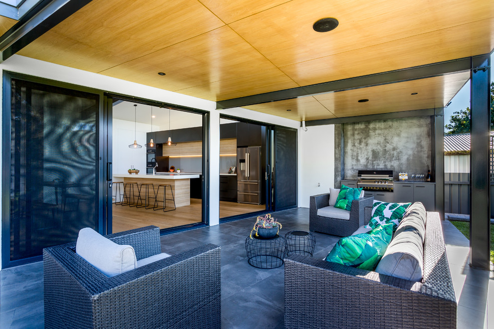 Design ideas for a contemporary patio in Adelaide.