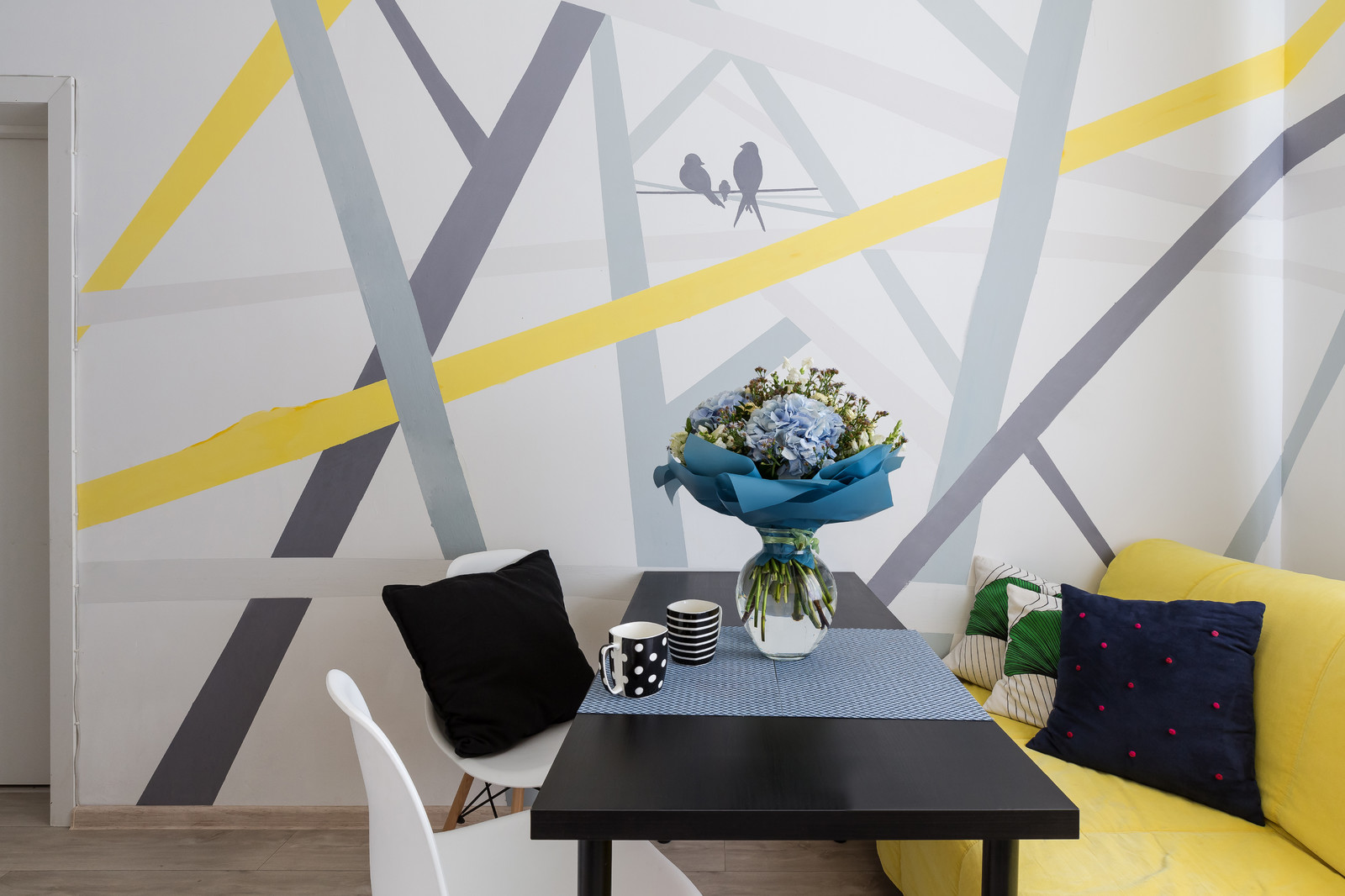 Однокомнатная квартира про проекту Александры Сафроновой