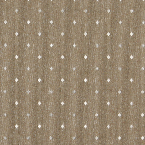 Light Brown And Ivory Dotted Country Tweed Upholstery Fabric By The Yard
