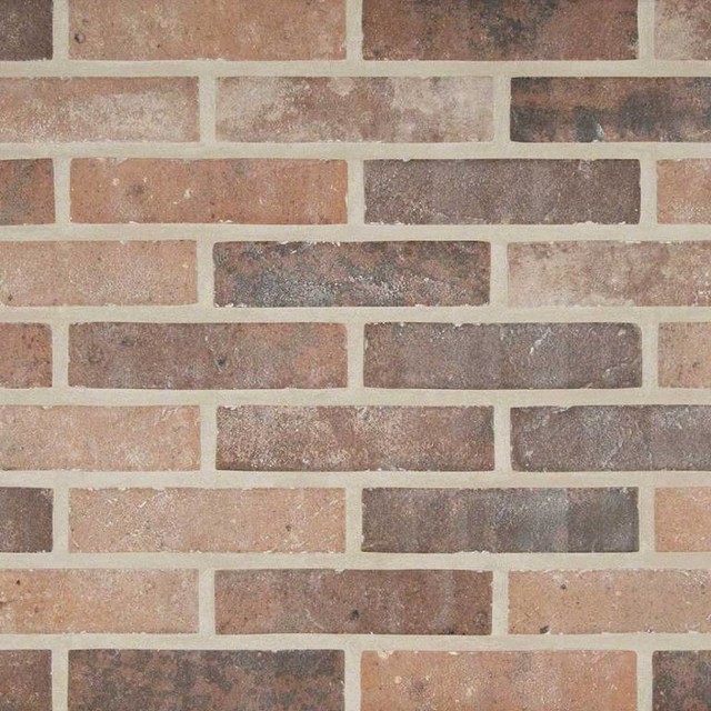 Capella Red Brick 2"x10" - Traditional - Wall And Floor ...