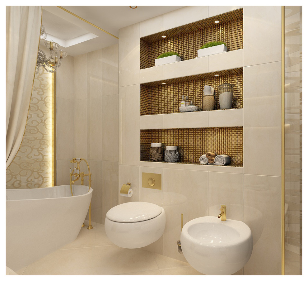 Двухэтажный дом в современном стиле