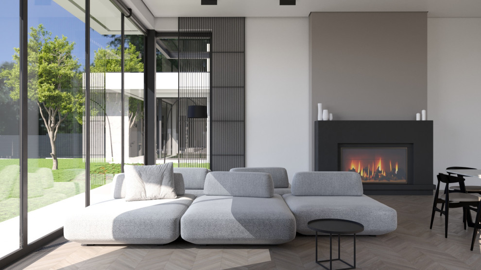 П-образный дом