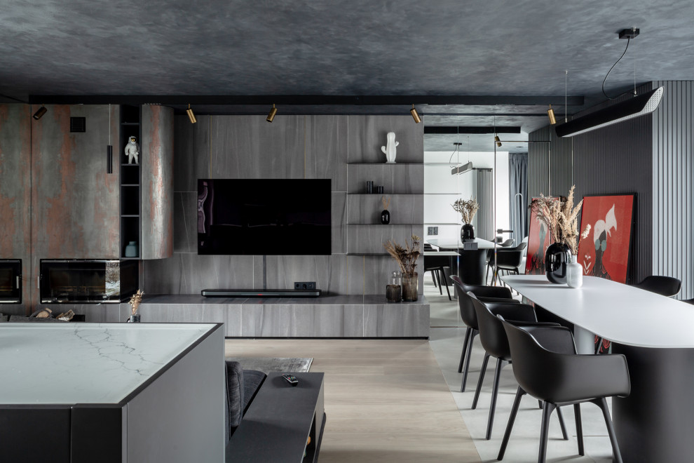 Кухня-гостиная в загородном доме. Дачный ответ.