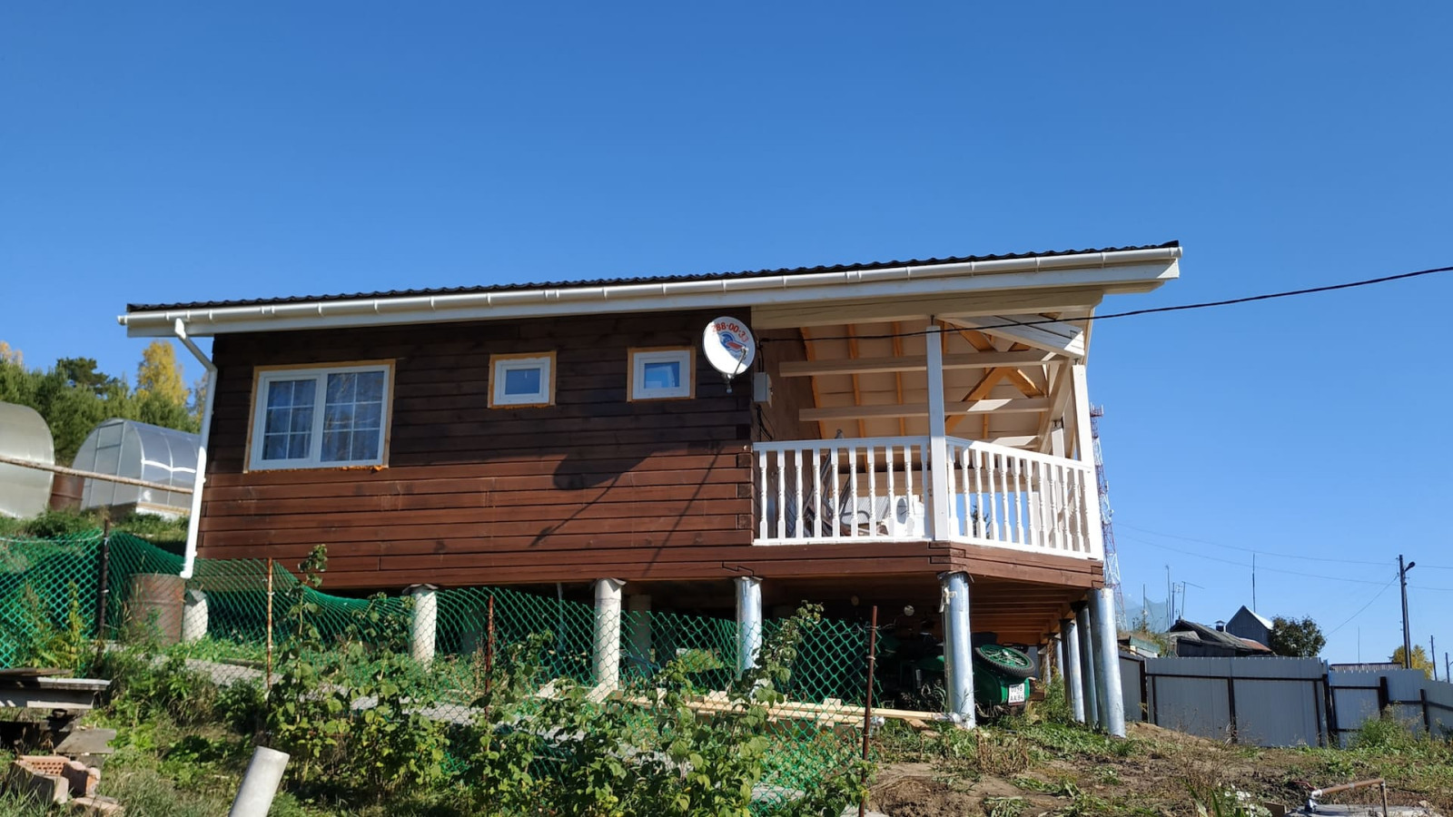 Дом из бруса "Оазис 85"