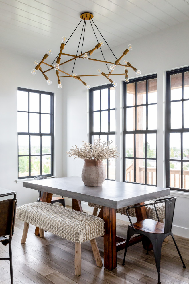 Design ideas for a traditional dining room in Salt Lake City.