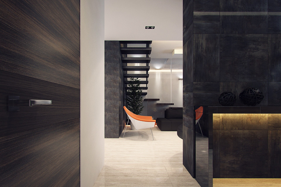 Дизайн интерьера загородного дома, п. Оранжерейка